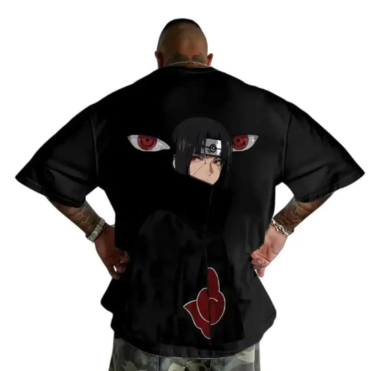 Itachi Uchiha Printed Anime T-Shirt summer cotton short sleeve fashion tee men women
