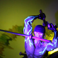 Roronoa Zoro PVC Figure 30cm With Light Bandai One Piece luminous standing model Christmas gift