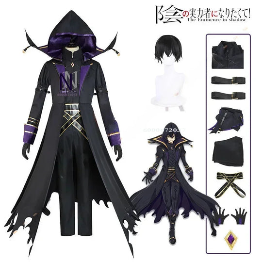 Eminence in Shadow Cid Kagenou Cosplay Costume | Cloak