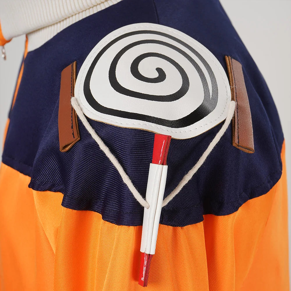 Naruto Uzumaki Orange Cosplay Costume | Genin Outfit