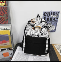One Piece Luffy Anime Backpack school laptop travel bag men women bold print gift