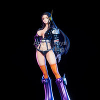 High-quality 26cm One Piece Robin & Nami Figure made of PVC, showcasing Nico Robin and Nami in dynamic poses for anime collection.