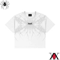 Oversized Cotton Tee Skull Print Unisex Streetwear Gym Top