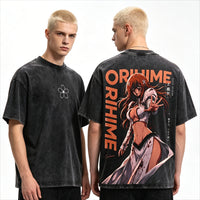Orihime Inoue BLEACH Y2K Oversized T-Shirt | Washed Tee