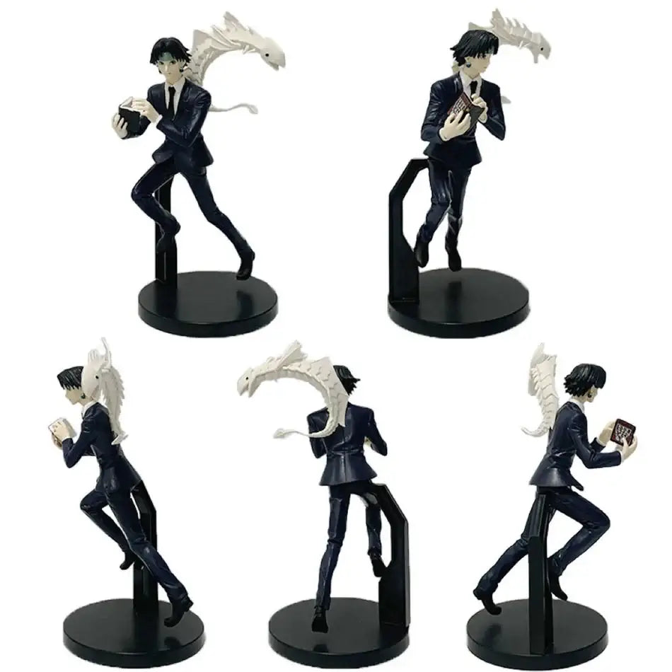 High-quality Hunter x Hunter Anime Figures featuring Gon Freecss, Killua Zoldyck, and Kurapika in dynamic action poses for adult room decor.