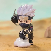 A cute Naruto Pop Mart Blind Box from the Ninkai Taisen Series featuring a collectible chibi anime desktop decoration model.