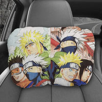 Naruto Uzumaki Plush Car Seat Neck Pillow Bandai flannel elastic cotton 20x32cm all cars