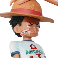 A highly detailed 18cm Shanks Luffy Action Figure made of premium PVC, capturing the emotional Straw Hat promise from the One Piece anime.