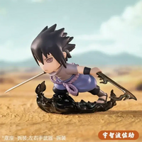 A cute Naruto Pop Mart Blind Box from the Ninkai Taisen Series featuring a collectible chibi anime desktop decoration model.