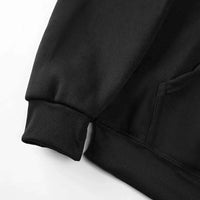 A trendy Roronoa Zoro Hoodie featuring a green graphic anime print, designed as long-sleeve parent-child hip hop wear for men and boys.