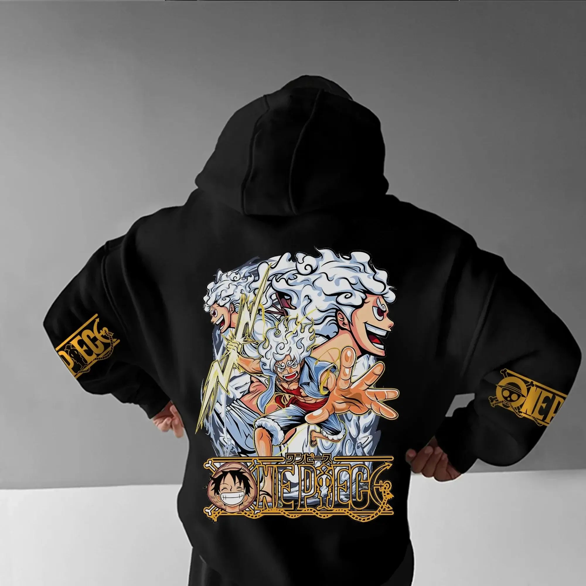 The 2025 Latest ONE PIECE Animation Hoodie in pure cotton, a casual trend sports hoodie for men and women.