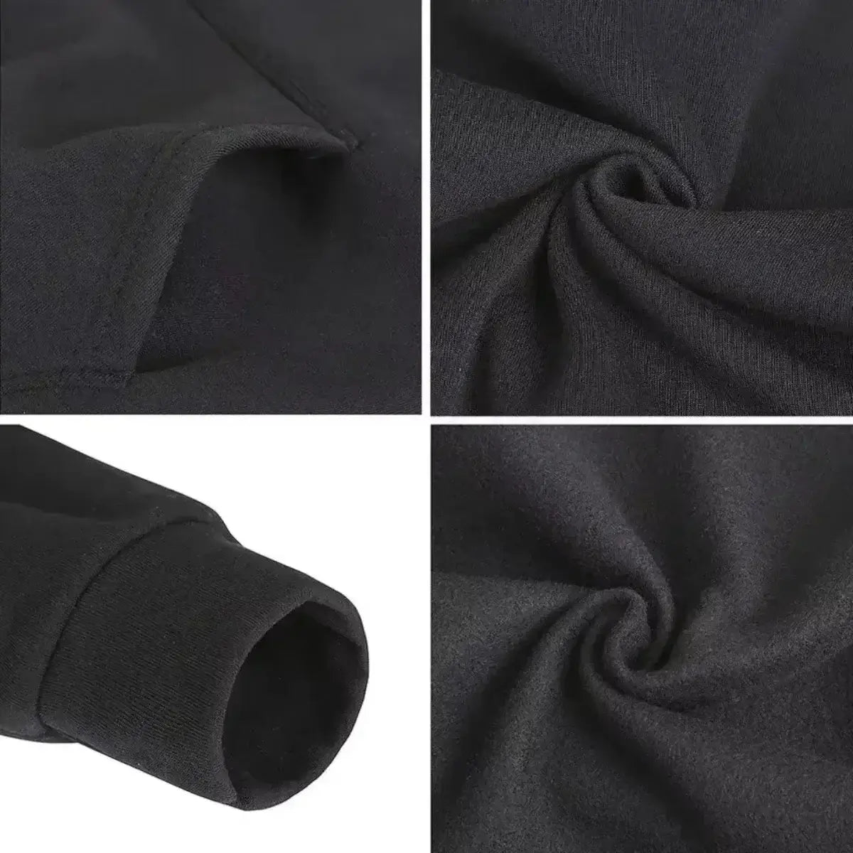 Close-up details of the One Piece Halloween Hoodie showing fabric texture and stitching quality.