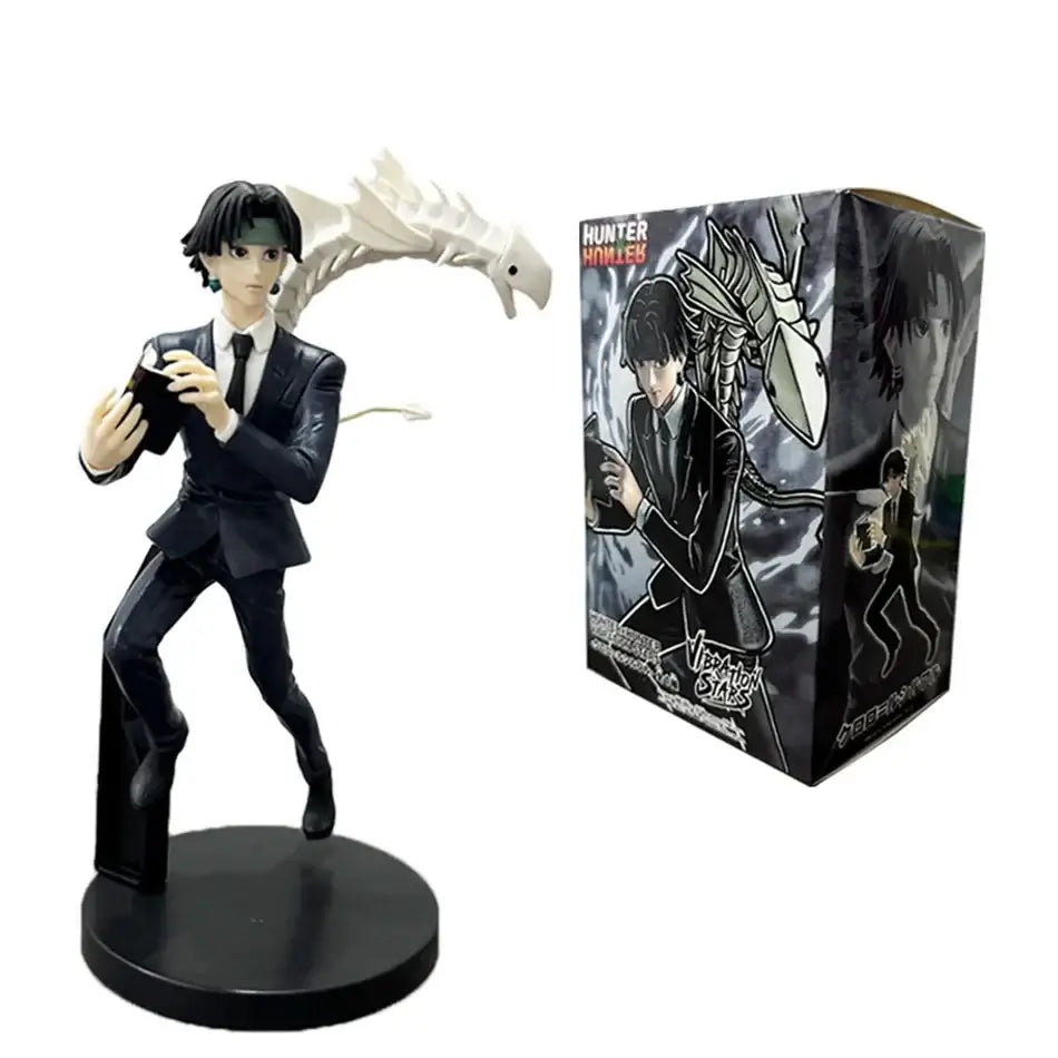 High-quality Hunter x Hunter Anime Figures featuring Gon Freecss, Killua Zoldyck, and Kurapika in dynamic action poses for adult room decor.