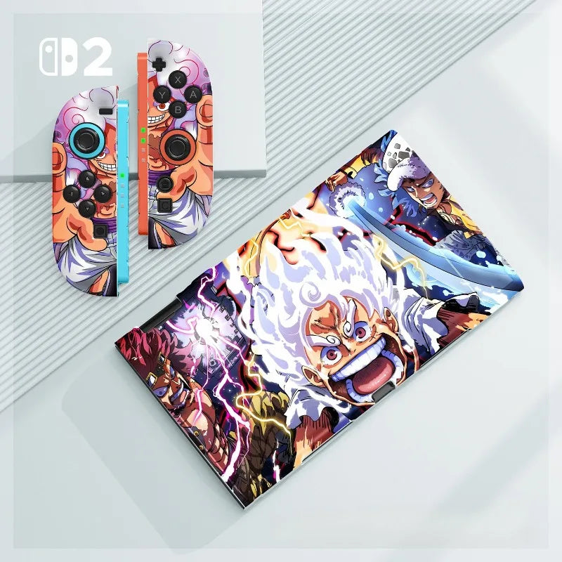 One Piece Luffy Nintendo Switch 2 Case anime soft shockproof Joy-Con cover protective shell gift