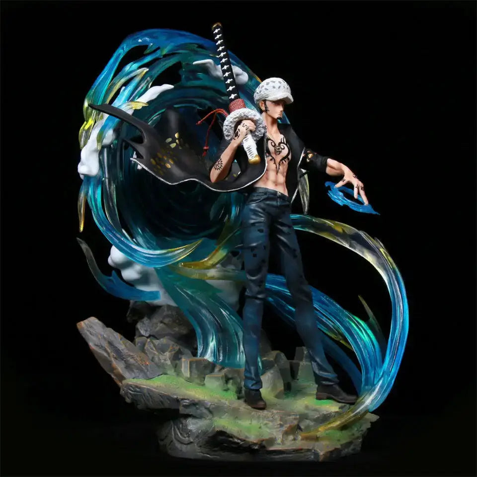 Trafalgar Law GK Luminous PVC Figure One Piece special edition illusory glow sculpture display