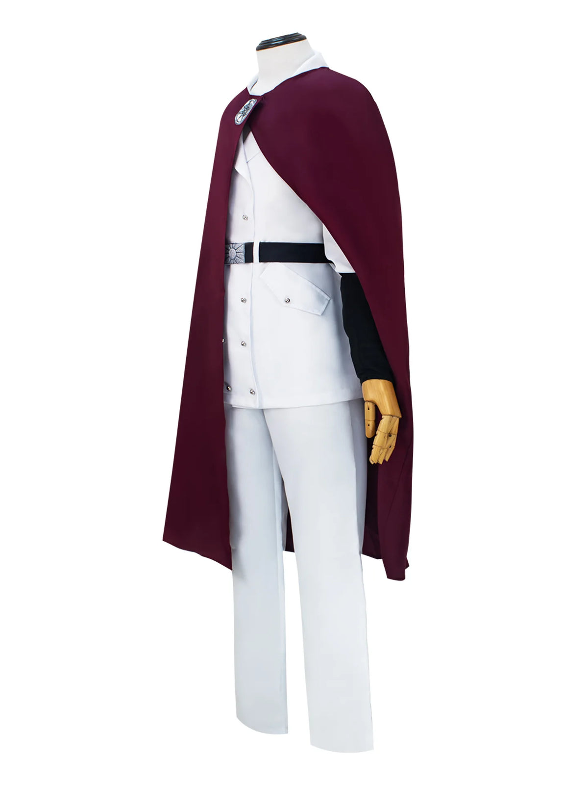 Yhwach Cosplay Costume featuring coat, cloak, pants, and belt, perfect for Quincy King outfit enthusiasts.