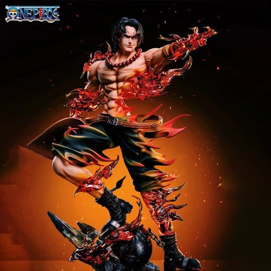 Portgas D Ace Action Figure One Piece PVC GK statue collectible model desk decoration gift