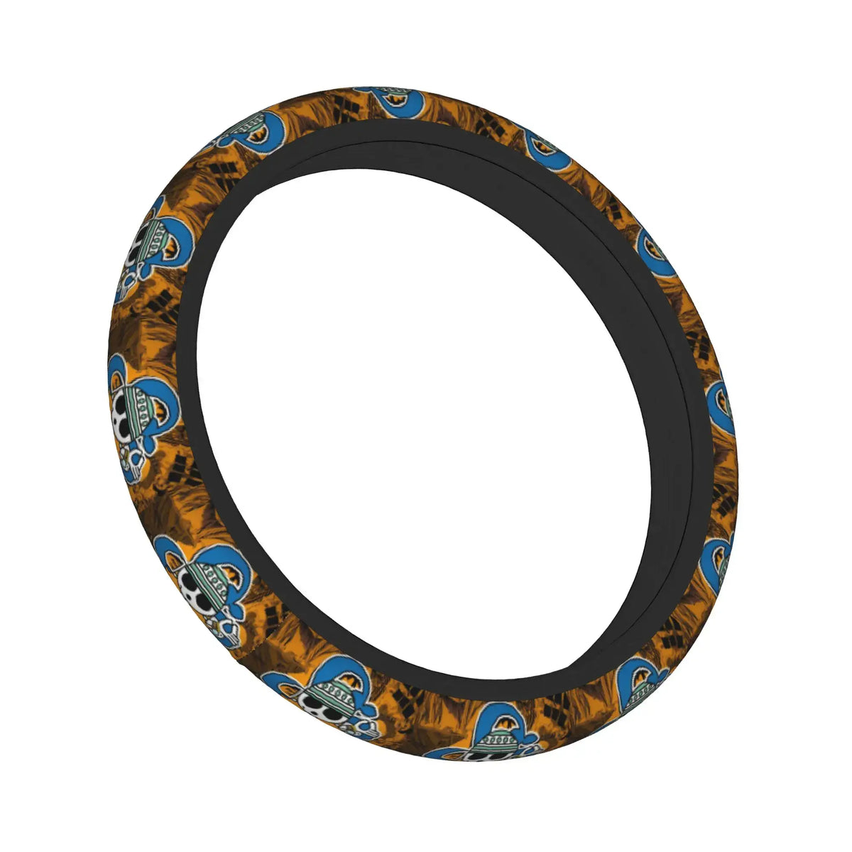 One Piece Luffy Anime Steering Wheel Cover soft elastic 37-38cm car decoration accessory
