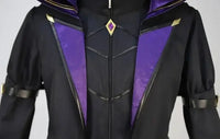 Close-up of Eminence in Shadow Cid Kagenou Cosplay Costume cloak cape detail polyester quality