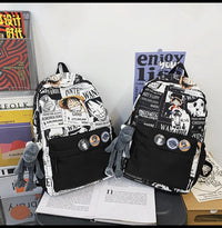 One Piece Luffy Anime Backpack school laptop travel bag men women bold print gift