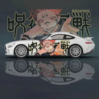 Yuji Itadori Anime Car Decal Sticker 2pc universal PVC gloss full body vehicle decoration