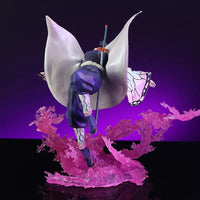 Close-up of Kochou Shinobu Butterfly Dance Anime Figure butterfly wing and kimono detail 20CM