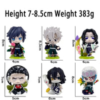 Demon Slayer Tanjiro Nezuko Blind Box Figure displayed on shelf anime collectible surprise model