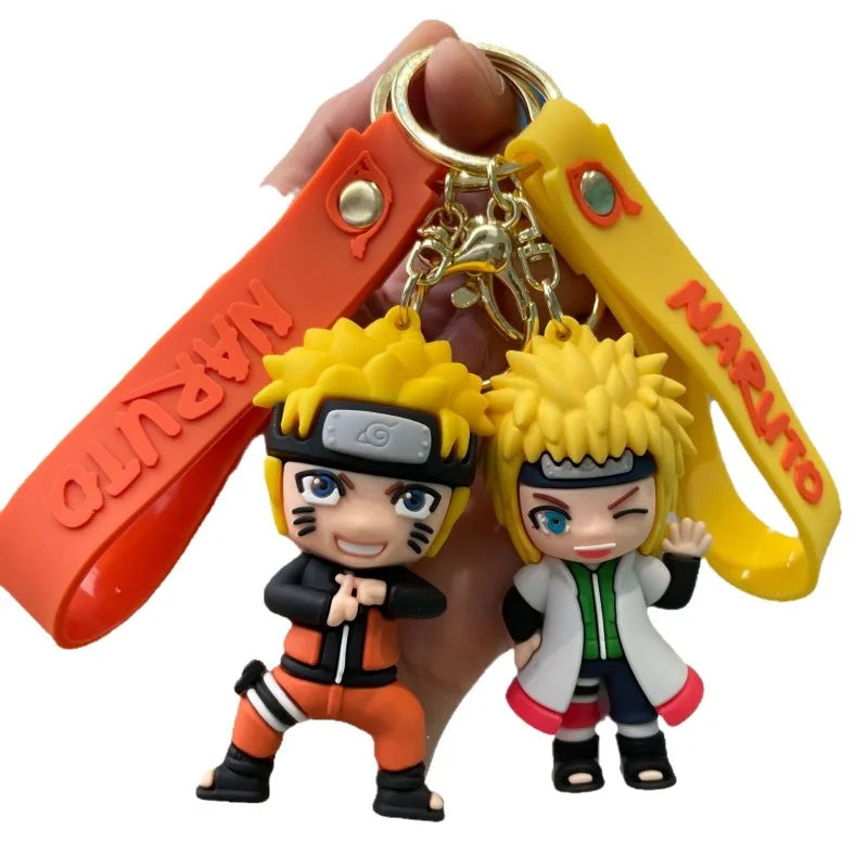 Naruto Kakashi Anime Character Keychain cartoon pendant bag car key decoration fan gift