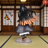 High-quality 19cm Nezuko Figure PVC anime statue from Demon Slayer, showcasing vibrant details perfect for desktop display and collector gifts.