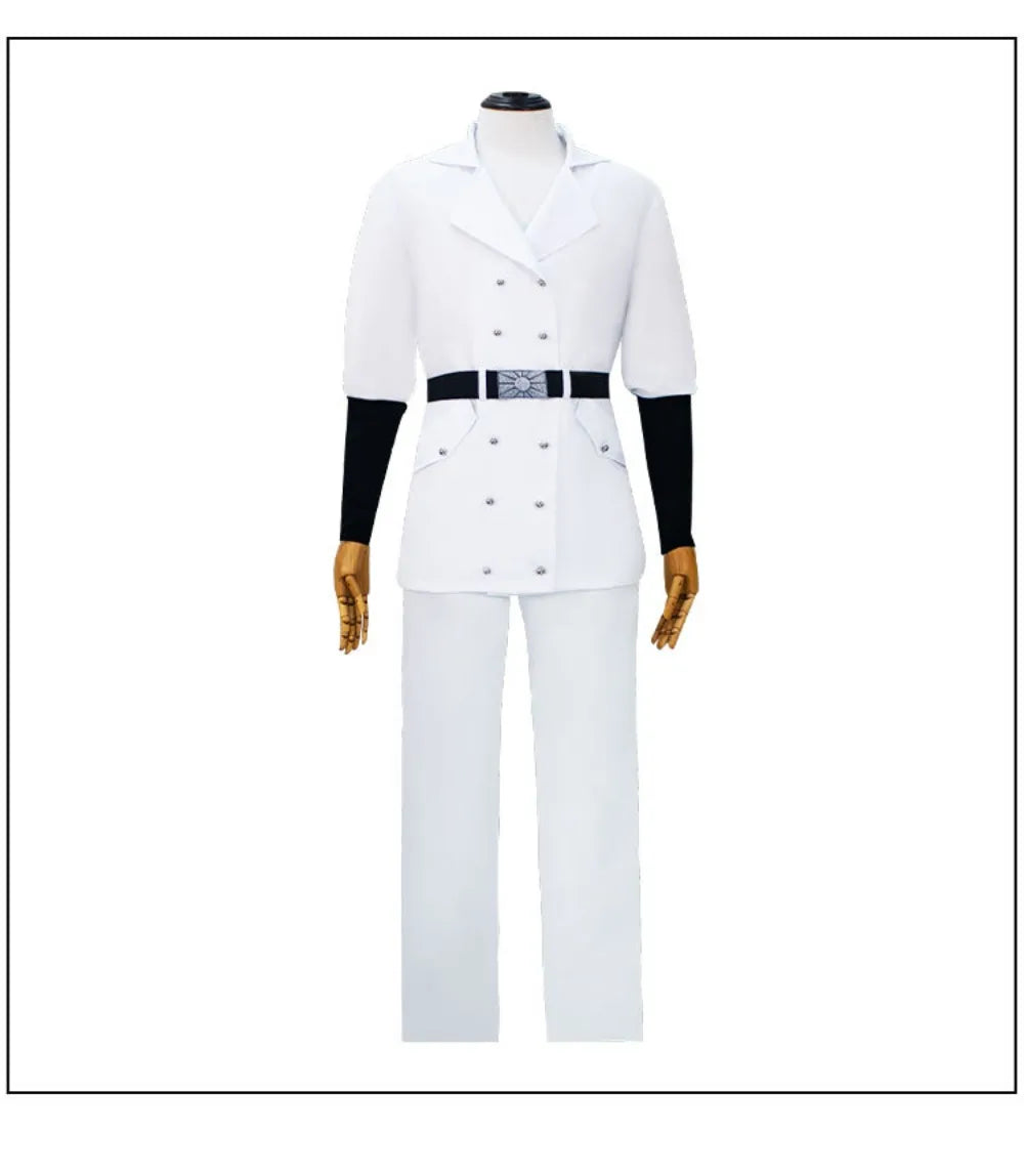 Yhwach Cosplay Costume showcasing the complete outfit including cloak, pants, and accessories, perfect for cosplay events.