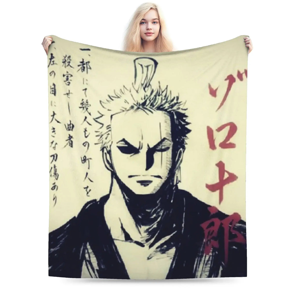 Stay warm with this One Piece Luffy Blanket! 🏴‍☠️ Premium knitted fleece throw for beds and sofas. Soft anime home decor. Shop the trend now!