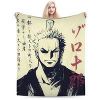 Stay warm with this One Piece Luffy Blanket! 🏴‍☠️ Premium knitted fleece throw for beds and sofas. Soft anime home decor. Shop the trend now!