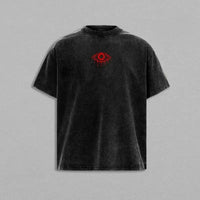 Power Chainsaw Man Gothic Washed T-Shirt featuring a striking graphic design and soft cotton fabric, ideal for streetwear enthusiasts.