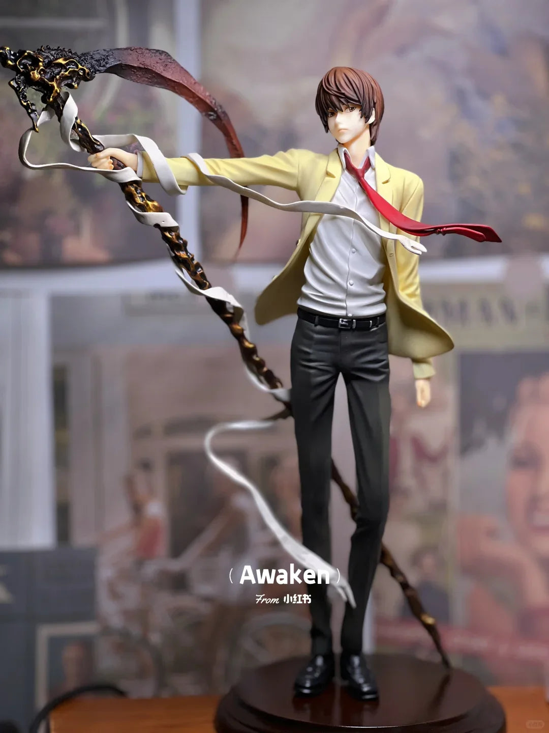 Death Note Yagami Light PVC Action Figure 26CM anime statue sculpture collectible model gift