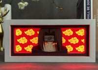 Naruto Uchiha Sasuke 3D Anime LED Light Box illuminated warm glow anime desk lamp decoration