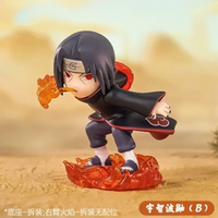 A cute Naruto Pop Mart Blind Box from the Ninkai Taisen Series featuring a collectible chibi anime desktop decoration model.