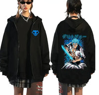 Bleach Ichigo Zip Up Hoodie | Anime Streetwear Coat – Infinite