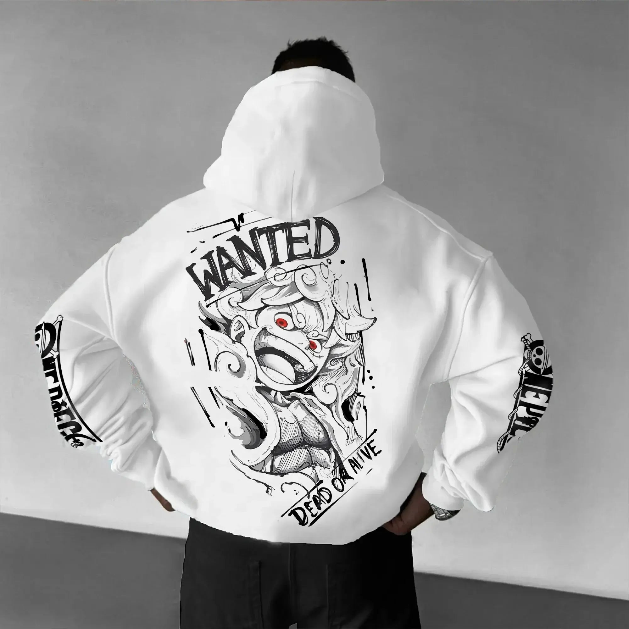 The 2025 Latest ONE PIECE Animation Hoodie in pure cotton, a casual trend sports hoodie for men and women.