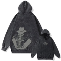 One Piece Vintage Washed Oversized Hoodie | Cotton Streetwear