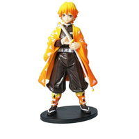 High-quality Demon Slayer Figures featuring Tanjiro Kamado, Nezuko, Zenitsu, and Inosuke in dynamic action poses for anime collection.