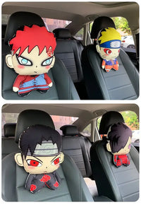 Naruto Anime Car Neck Pillow Headrest Uzumaki cartoon anti-fatigue seat accessory gift