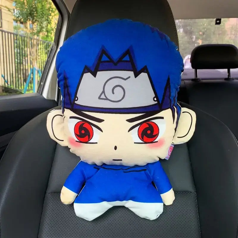 Naruto Anime Car Neck Pillow Headrest Uzumaki cartoon anti-fatigue seat accessory gift