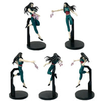 High-quality Hunter x Hunter Anime Figures featuring Gon Freecss, Killua Zoldyck, and Kurapika in dynamic action poses for adult room decor.