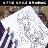 Chainsaw Man Anime Colouring Book multiple pages fan-drawn anime outline sketches colouring