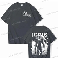 A high-quality 100% cotton Solo Leveling T-shirt for men with a cool Sung Jin-woo short sleeve tee design.