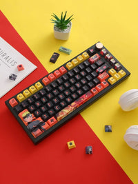 Naruto Uzumaki Translucent Mechanical Keyboard Keycap Bandai PBT PC gradient OEM holiday gift