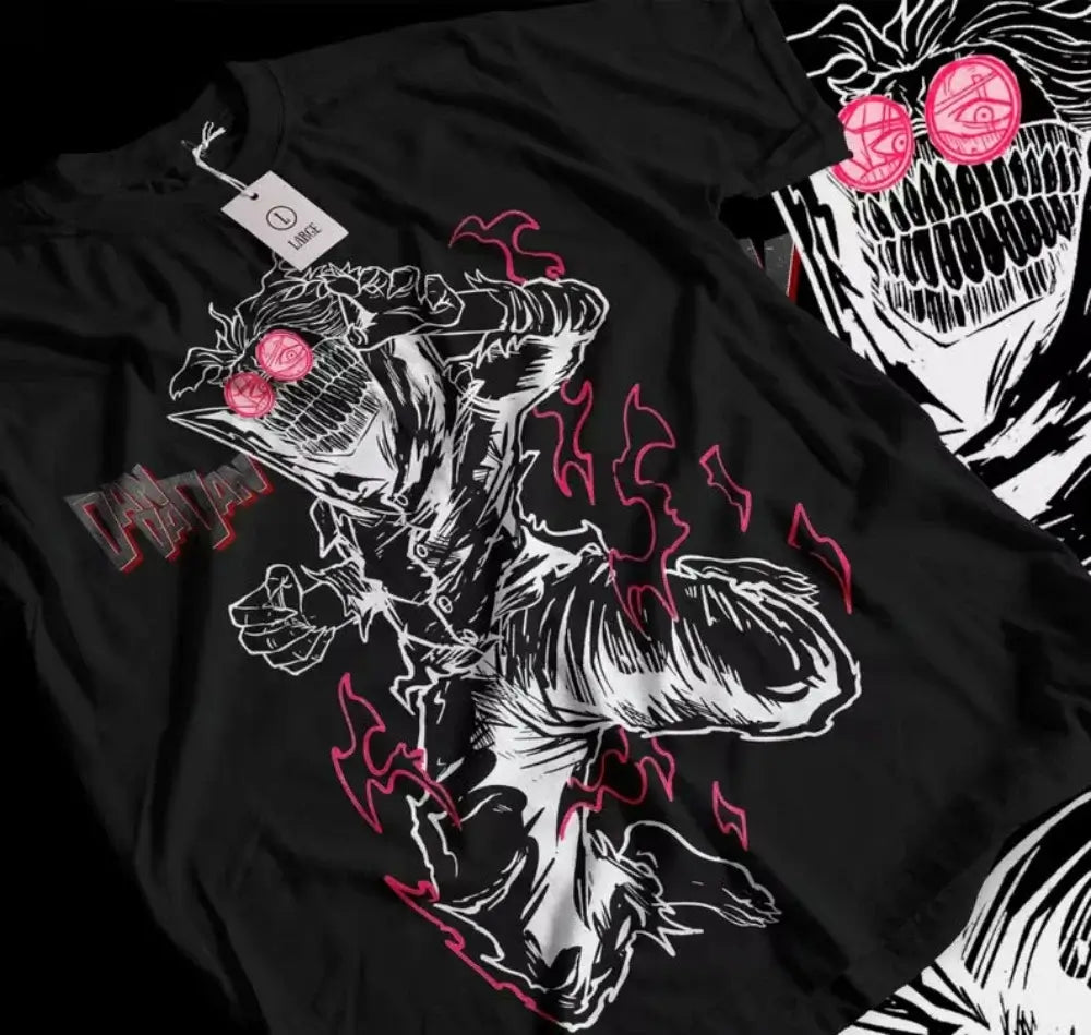 Unleash the occult with this Dandadan Okarun T-shirt! 👽 High-quality oversized cotton anime tee for men & women. Shop the trend now!