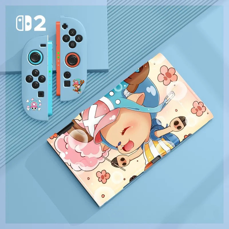 One Piece Luffy Nintendo Switch 2 Case anime soft shockproof Joy-Con cover protective shell gift