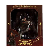 Levi Ackerman Battle Damage PVC Figure 18cm Bandai exquisite colour box packaging gift