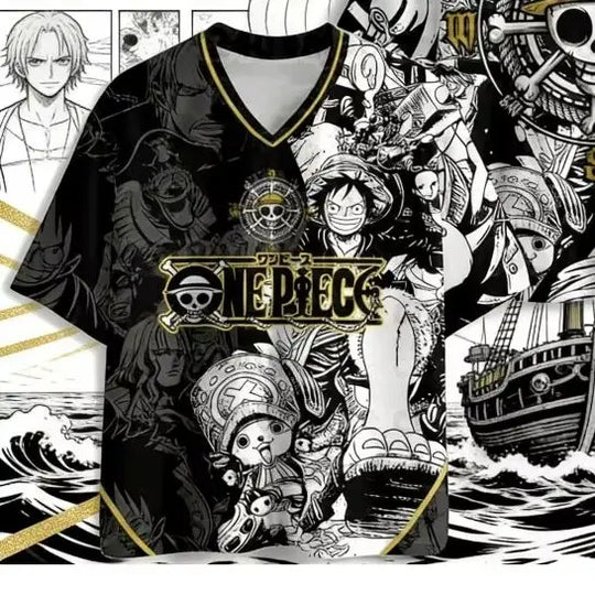 Zoro Luffy 3D T-Shirt One Piece Quick-Dry Plus Size Jersey